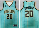 Charlotte Hornets #20 Gordon Hayward Teal City Jersey