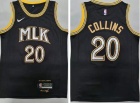 Atlanta Hawks #20 John Collins 2021 Black City Jersey