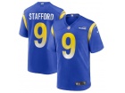 Los Angeles Rams #9 Matthew Stafford Blue Limited Jersey