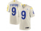 Los Angeles Rams #9 Matthew Stafford Cream Limited Jersey