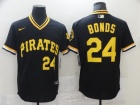 Nike Pittsburgh Pirates #24 Barry Bonds Black Pullover Jersey