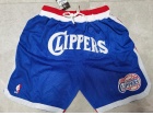 Los Angeles Clippers Blue Just Don Throwback Shorts