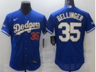 Nike Los Angeles Dodgers #35 Cody Bellinger 2021 Blue Gold Program Flexbase Jersey