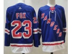 Adidas New York Rangers #23 Adam Fox Blue Jersey