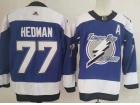 Adidas Tampa Bay Lightning #77 Victor Hedman Blue Retro Jersey