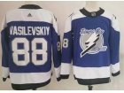 Adidas Tampa Bay Lightning #88 Andrei Vasilevskiy Blue Retro Jersey