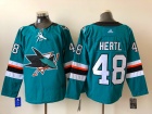 Adidas San Jose Sharks #48 Thomas Hertl Green Hockey Jersey