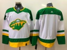 Adidas Minnesota Wild Blank White Retro Jersey