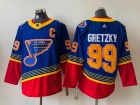 Adidas St.Louis Blues #99 Wayne Gretzky Blue Retro Jersey