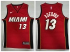 Nike Miami Heat #13 Bam Adebayo Red Jersey