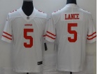 San Francisco 49ers #5 Trey Lance White Vapor Limited Jersey