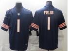 Chicago Bears #1 Justin Fields Blue Limited Jersey