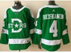 Adidas Dallas Stars #4 Miro Heiskanen Green Winter Classic Jersey