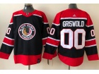 Adidas Chicago Blackhawks #00 Clark Griswold Black Retro Jersey