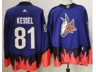 Adidas Phoenix Coyotes #81 Phil Kessel Purple Retro Jersey