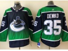 Adidas Vancouver Canucks #35 Thatcher Demko Blue Retro Jersey