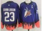 Adidas Phoenix Coyotes #23 Oliver Ekman-Larsson Purple Retro Jersey