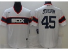 Nike Chicago White Sox #45 Michael Jordan White Throwback Jersey