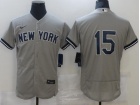 Nike New York Yankees #15 Thurman Munson Grey Flexbase Jerseys