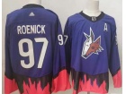 Adidas Phoenix Coyotes #97 Jeremy Roenick Purple Retro Jersey