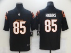 Cincinnati Bengals #85 Tee Higgins 2021 Black Vapor Limited Jersey