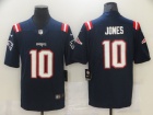 New England Patriots #10 Mac Jones Navy Blue New Vapor Limited Jersey