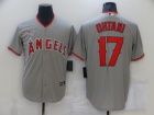 Nike Los Angeles Angels #17 Shohei Ohtani Gray Cool Base Jersey