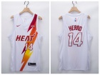 Nike Miami Heat #14 Tyler Herro White 2021 Fashion Jersey