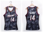 Jordan Miami Heat #14 Tyler Herro Gray 2021 Fashion Jersey