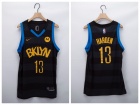 Nike Brooklyn Nets #13 James Harden Black 2021 Fashion Jersey