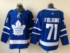 Adidas Toronto Maple Leafs #71 Nick Foligno Blue Jersey