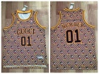 Gucci #01 Number Brown Mickey Mouse Jersey