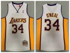 Los Angeles Lakers #34 Shaquille O'Neal White 2003-04 Jersey