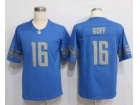 Detroit Lions #16 Jared Goff Blue Vapor Untouchable Limited Jersey