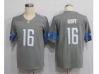 Detroit Lions #16 Jared Goff Gray Vapor Untouchable Limited Jersey