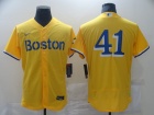 Nike Boston Red Sox #41 Yellow Flex Base Jersey