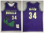 Nike Milwaukee Bucks #34 Allen Iverson Purple 1996-97 Reload Hardwood Classics Jersey