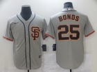 Nike San Francisco Giants #25 Barry Bonds Gray Cool Base Jerseys