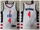 Nike Washington Wizards #4 Westbrook White City Jersey