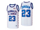 Michael Jordan #23 White McDonald's All American Jersey