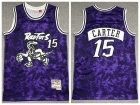 Toronto Raptors #15 Vince Carter Purple Galaxy Jersey