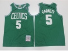 Boston Celtics #5 Kevin Garnett Green 2007-08 Throwback Jersey