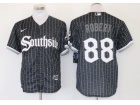 Nike Chicago White Sox #88 Luis Robert Black Southside 2021 City Cool Base Jerseys