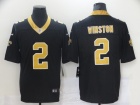 New Orleans Saints #2 Jameis Winston Black Vapor Limited Jersey