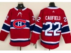 Adidas Montreal Canadiens #22 Cole Caufield Red Hockey Jersey