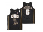 #6 Drake Toronto Skin Black Basketball Jersey