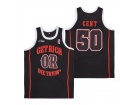 Get Rich or Die Tryin #50 Cent Black Jersey Jersey