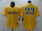 Nike Boston Red Sox #23 Yellow Cool Base Jersey