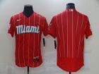 Miami Marlins Blank Red 2021 City Connect Flexbase Jersey