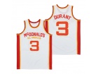 McDonalds All American #3 Kevin Durant White Jersey